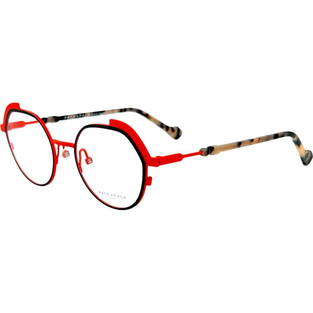 Face A Face Cilaos 1 Unisex Eyeglass Frame 9130 Violet Orange Fluor